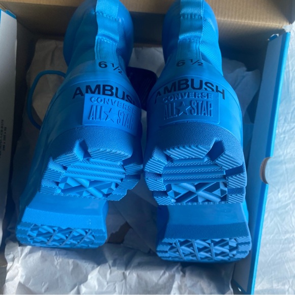 Ambush x Converse CTAS Duck Boot in Blue Size 8.5 - Picture 10 of 11